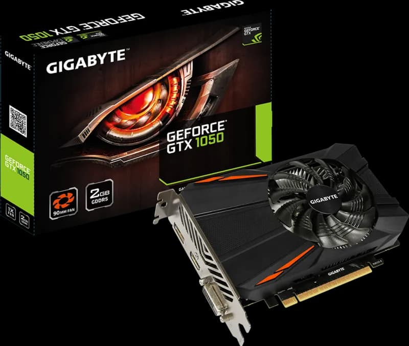 GIGABYTE GTX1050 2GB GRAPHIC CARD USED thumbnail 4