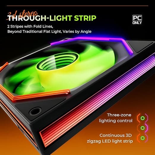 ASIAHORSE MATRIXPRO 120MM ARGB 3-ZONE PWM-F CASE FAN thumbnail 4