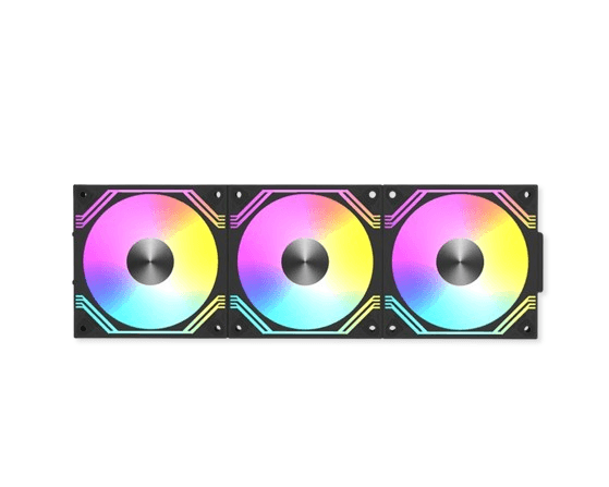 RAIDMAX NV MD120FBP3 PWM 3 IN 1 MODULAR FAN BLACK - Image 1