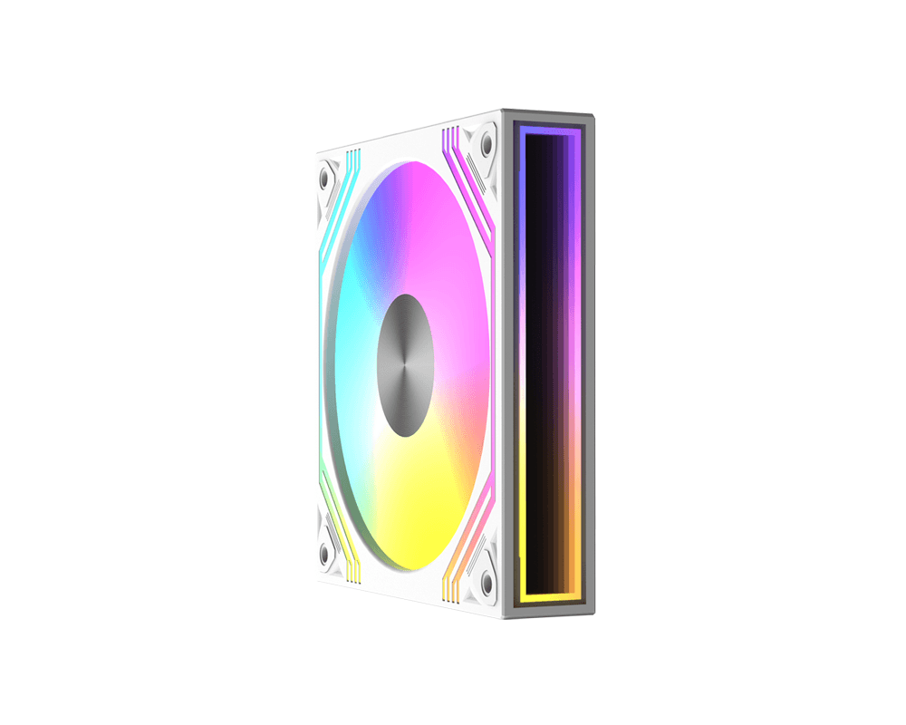 RAIDMAX NV MD120FWP3 PWM 3 IN 1 MODULAR FAN WHITE thumbnail 2