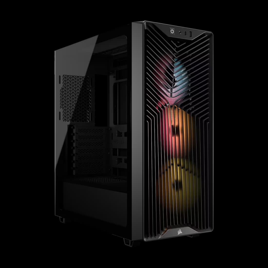 CORSAIR 3200D ARGB BLACK CASE - Image 1
