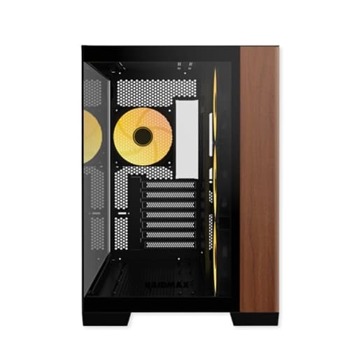 RAIDMAX I610 INFINITA CASE WOOD BLACK thumbnail 3