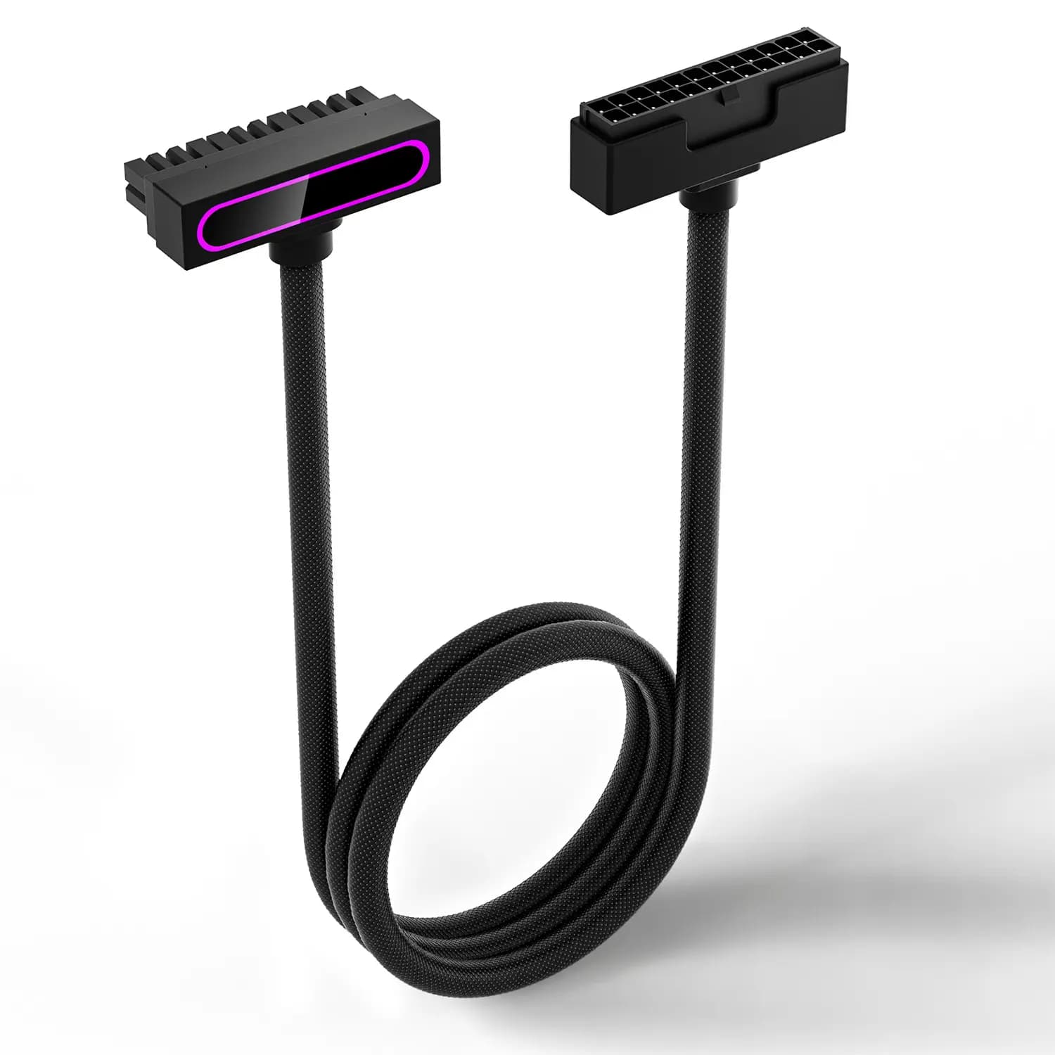 ASIAHORSE HYDRUS 24PIN POWER EXTENSION CABLE BLACK 30cm - Image 1