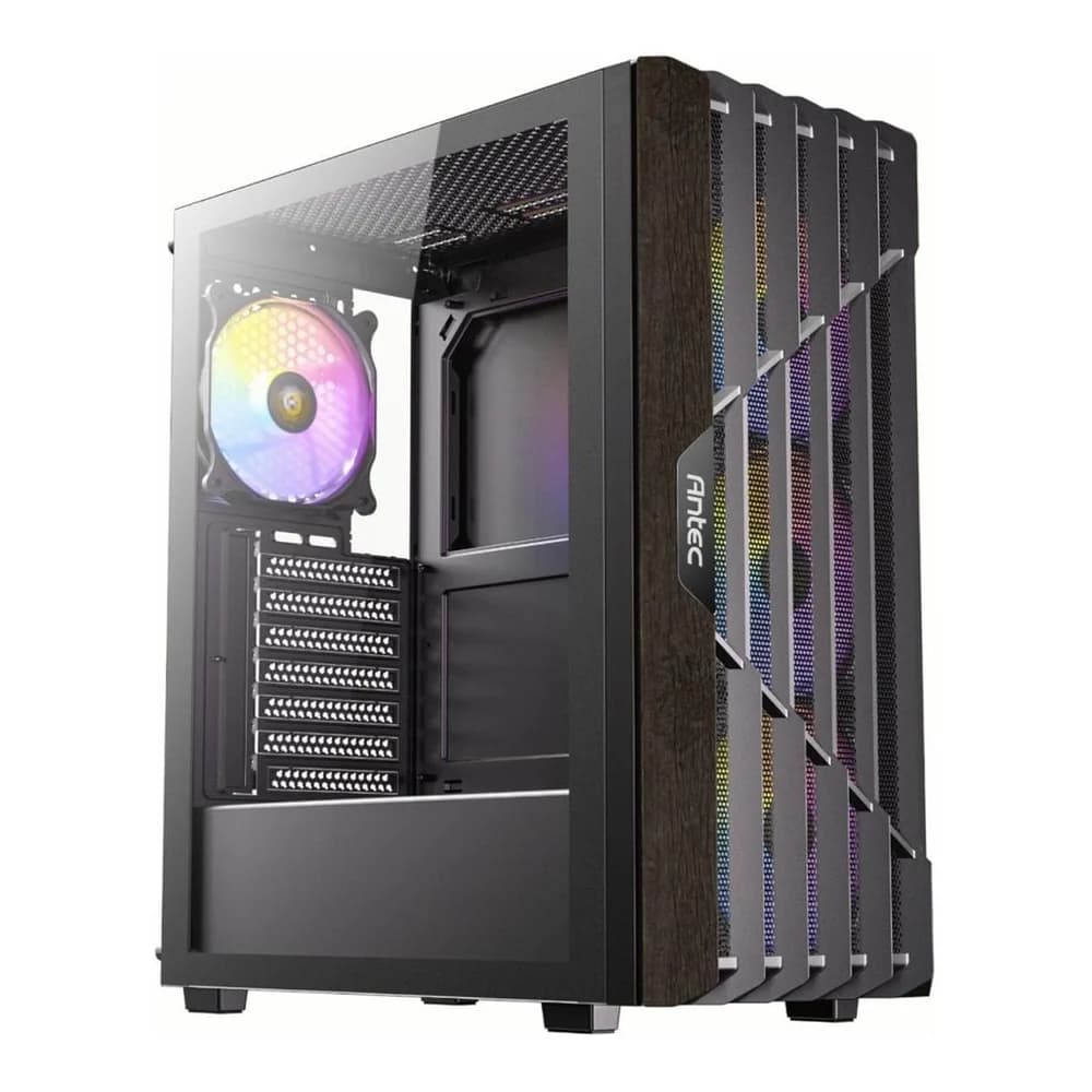 ANTEC AX63 WOOD ARGB 4 FANS WITH GAMING CASE - Image 1