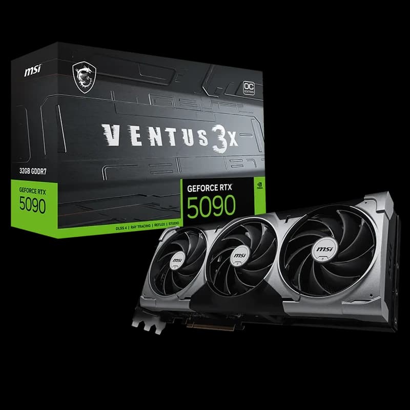 MSI RTX 5090 32G VENTUS 3X OC GRAPHICS CARD - Image 1