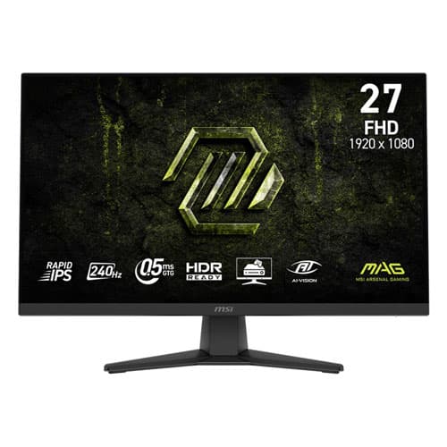 MSI MAG 272F X24 27" INCH FHD 240HZ 0.5MS ADAPTIVE SYNC RAPID IPS GAMING MONITOR thumbnail 4