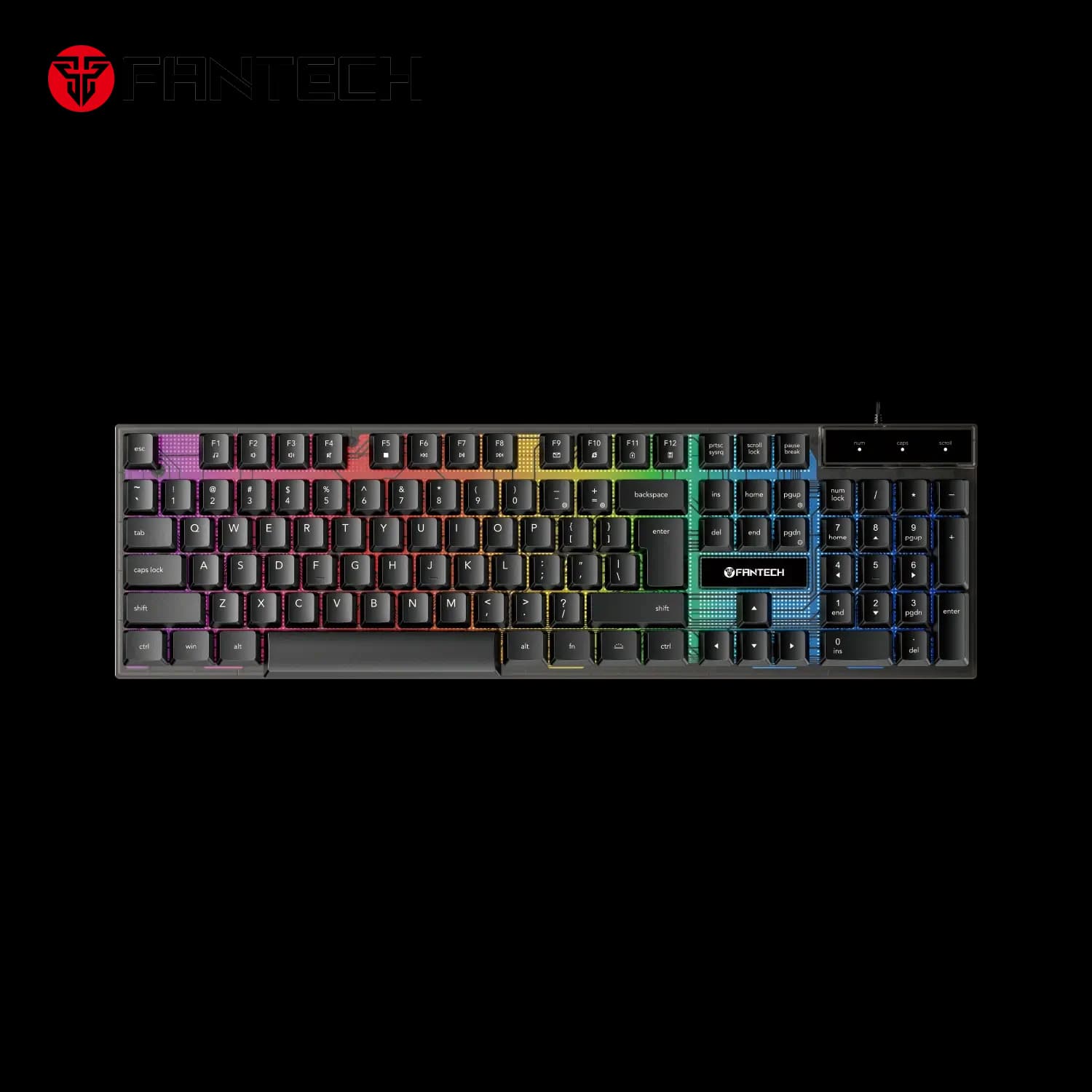 FANTECH HERO P31 GAMING WIRED KEYBOARD, MOUSE & PAD COMBO thumbnail 4