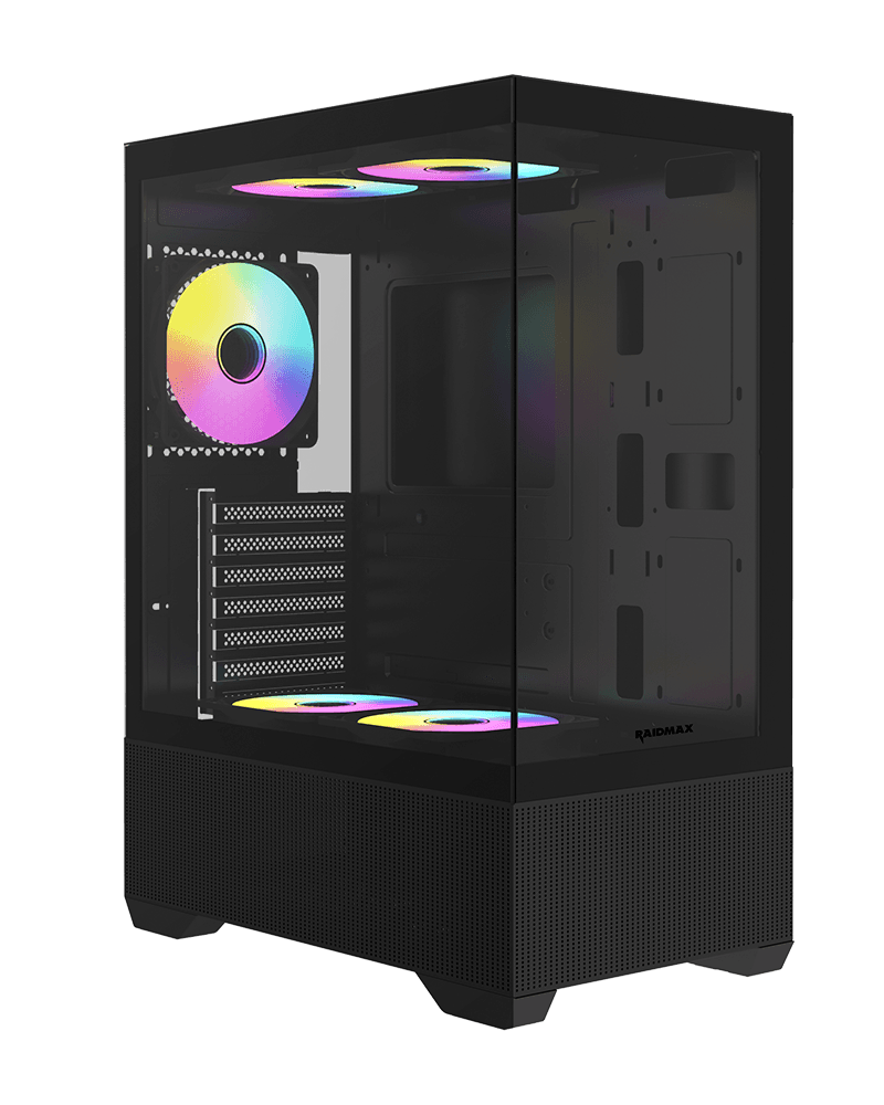 RAIDMAX I802 AIR INFINITA CASE BLACK - Image 1