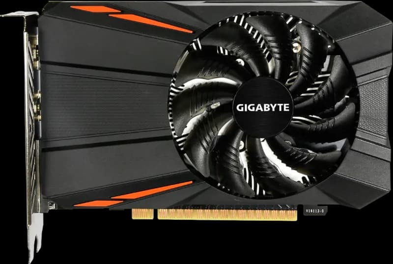 GIGABYTE GTX1050 2GB GRAPHIC CARD USED thumbnail 2