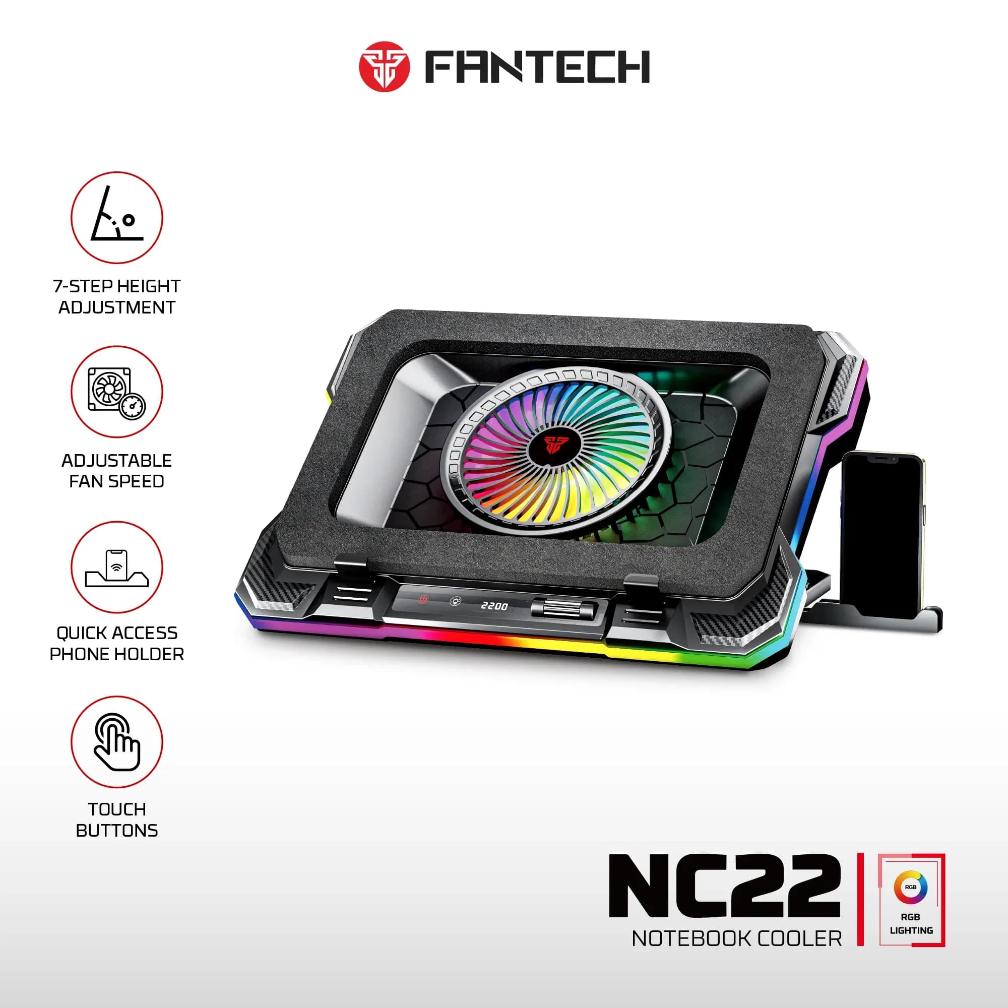 FANTECH NC22 NOTEBOOK COOLER
