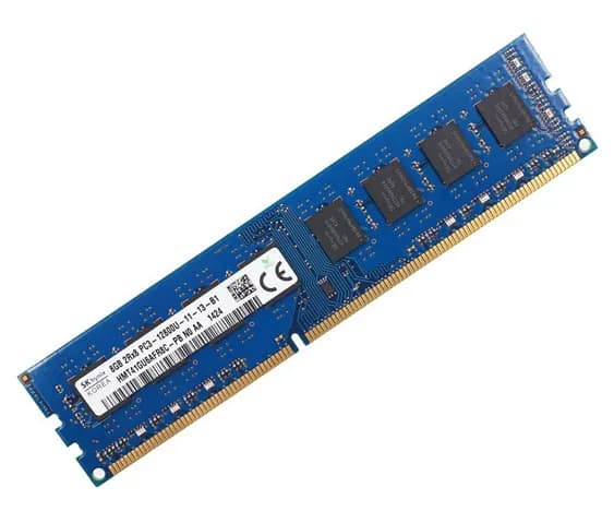 SKHYNIX 4GB 10600U DDR3 UDIMM DESKTOP MEMORY USED - Image 1