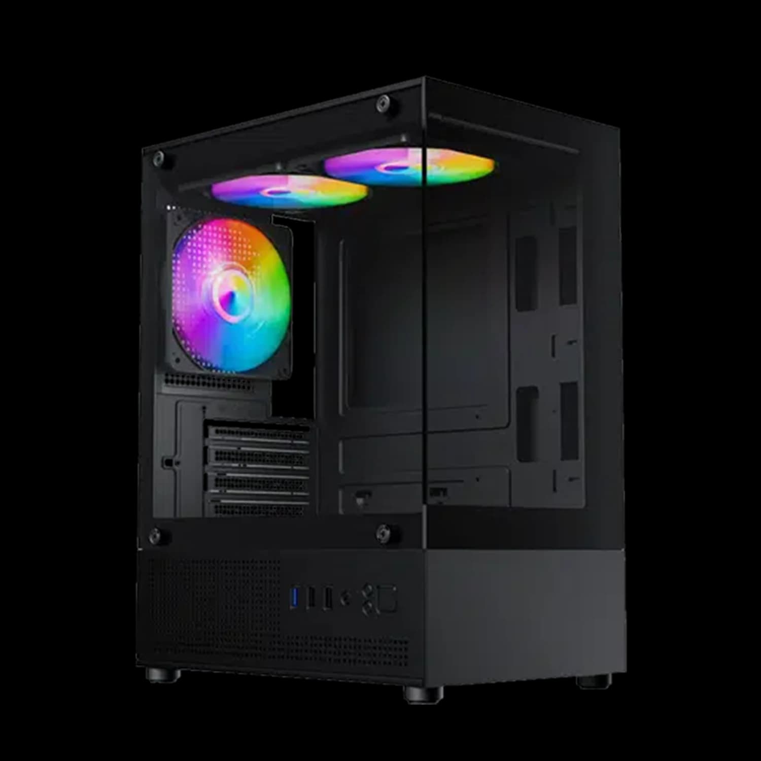 TRENDSONIC JR14A RGB 3 FAN WITH CASE - Image 1