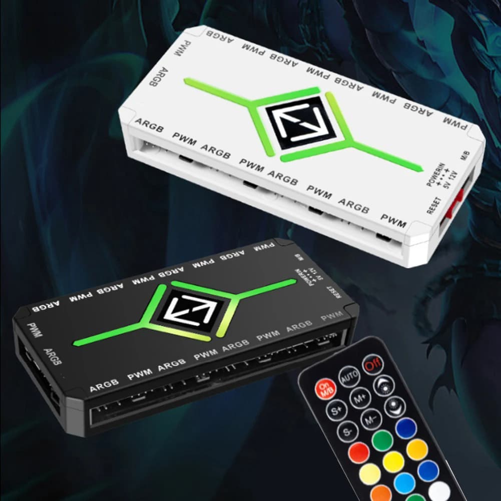 AUSEN ARGB 10 FAN PWM CONTROLLER thumbnail 4