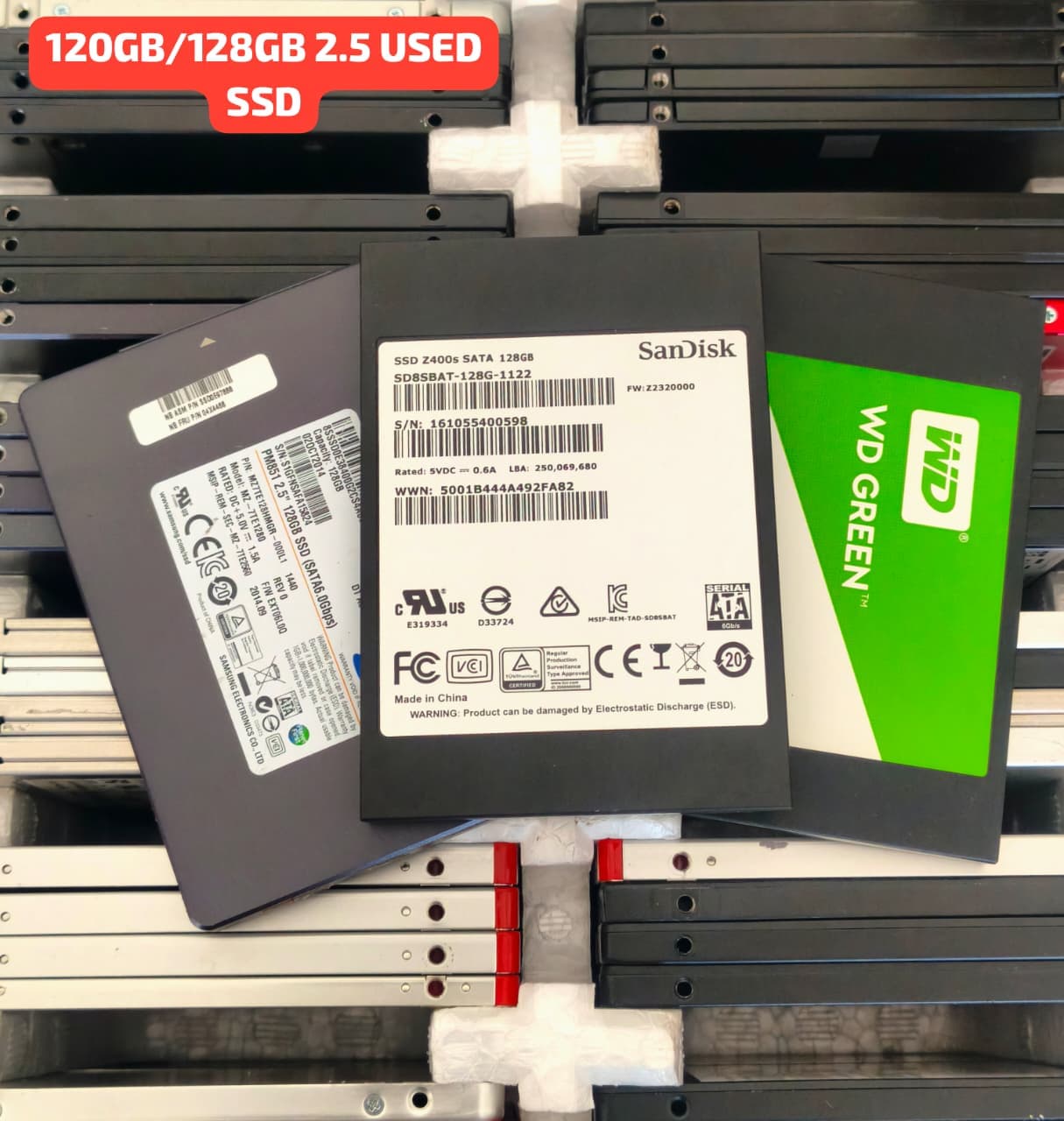 128GB SATA SSD USED - Image 1