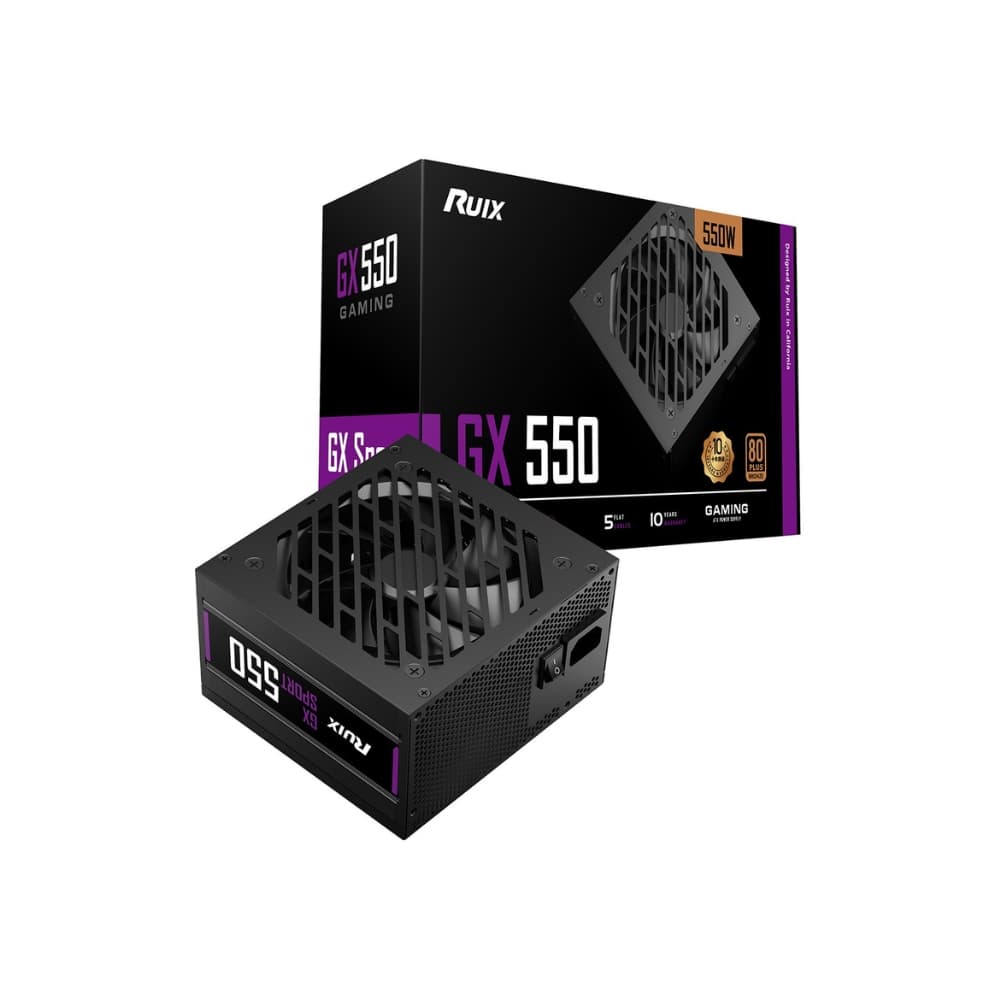 RUIX 550W 80+ BRONZE B144 POWER SUPPLY thumbnail 6
