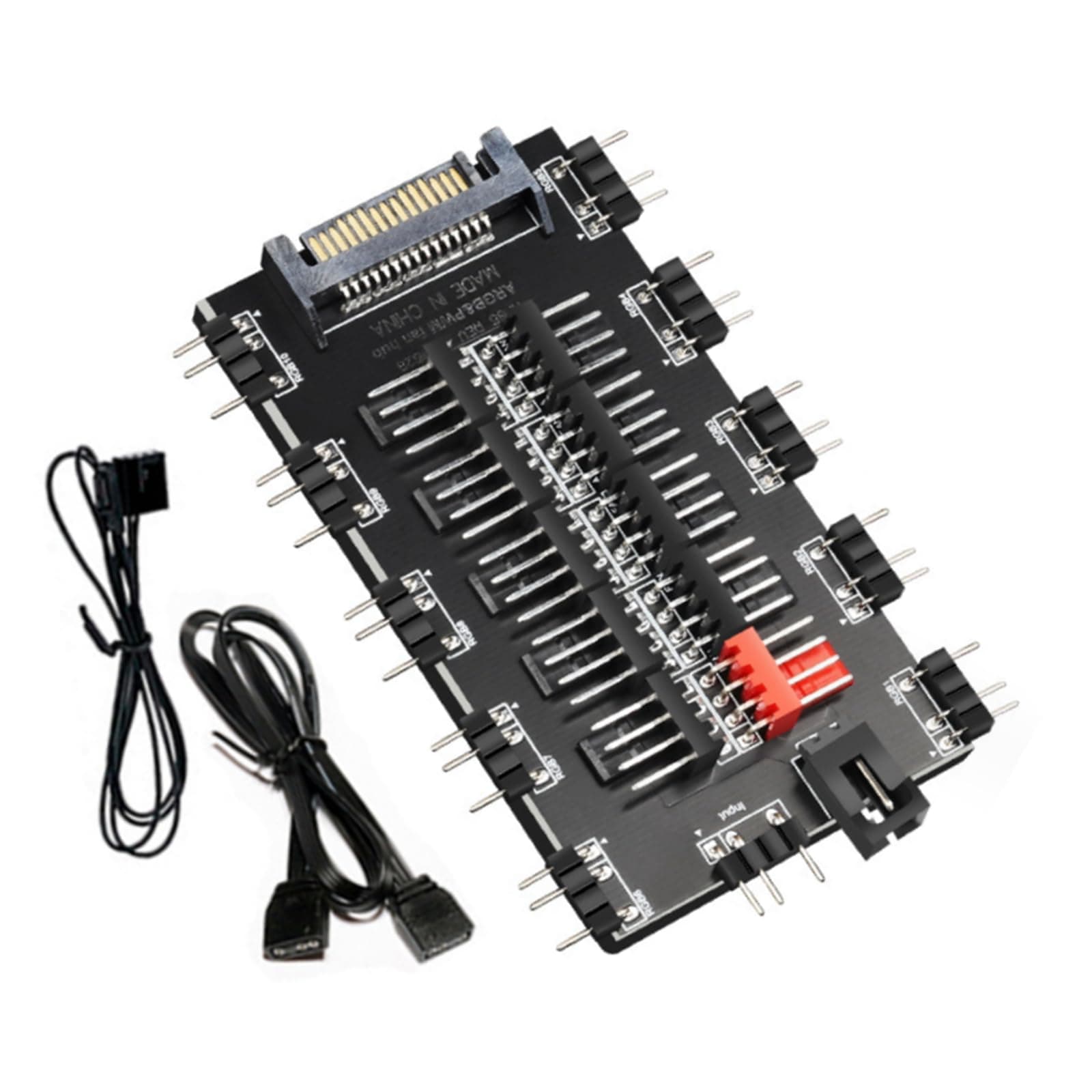 6 PIN ARGB TRANSPARENT FAN CONTROLLER - Image 1