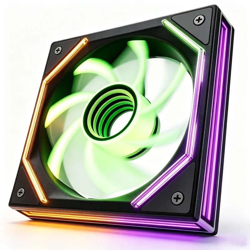 ASIAHORSE MATRIXPRO 120MM ARGB 3-ZONE PWM-F CASE FAN - Image 1