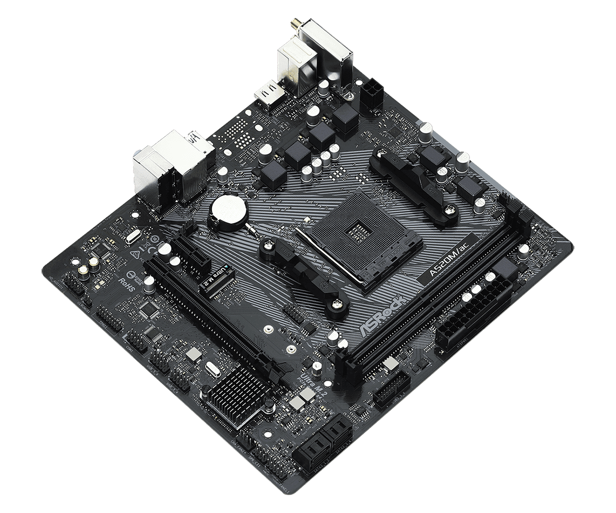 ASROCK A520M/AC WIFI MOTHERBOARD thumbnail 4