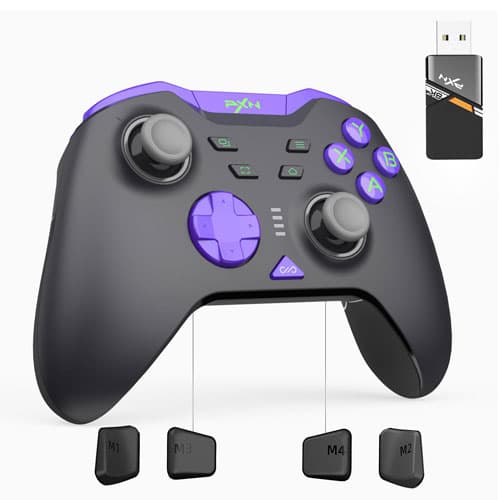 PXN P5 8K BLACK WIRELESS GAMING CONTROLLER - Image 1